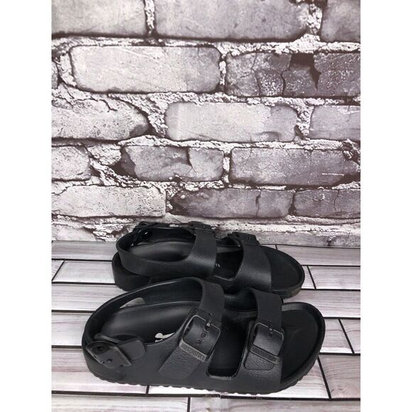 Birkenstock Arizona EVA Black Foam Slip On Sandals Kids Sz 32EU/US Size L1 - Picture 8 of 16